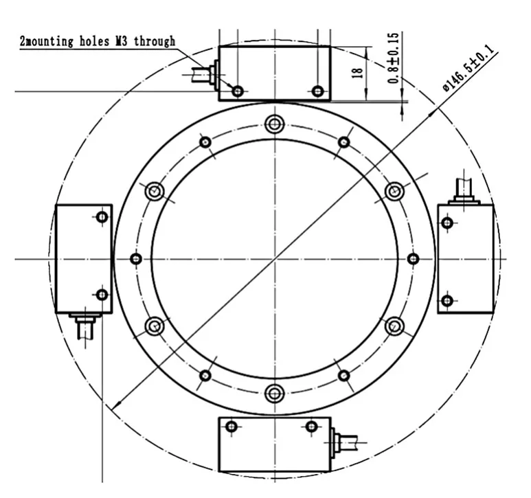 Absolute optical encoders with multiple detectors for improved accuracy