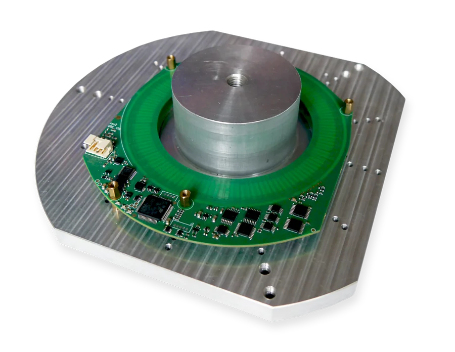 Stator PCB with integrated electronics for absolute kit encoder